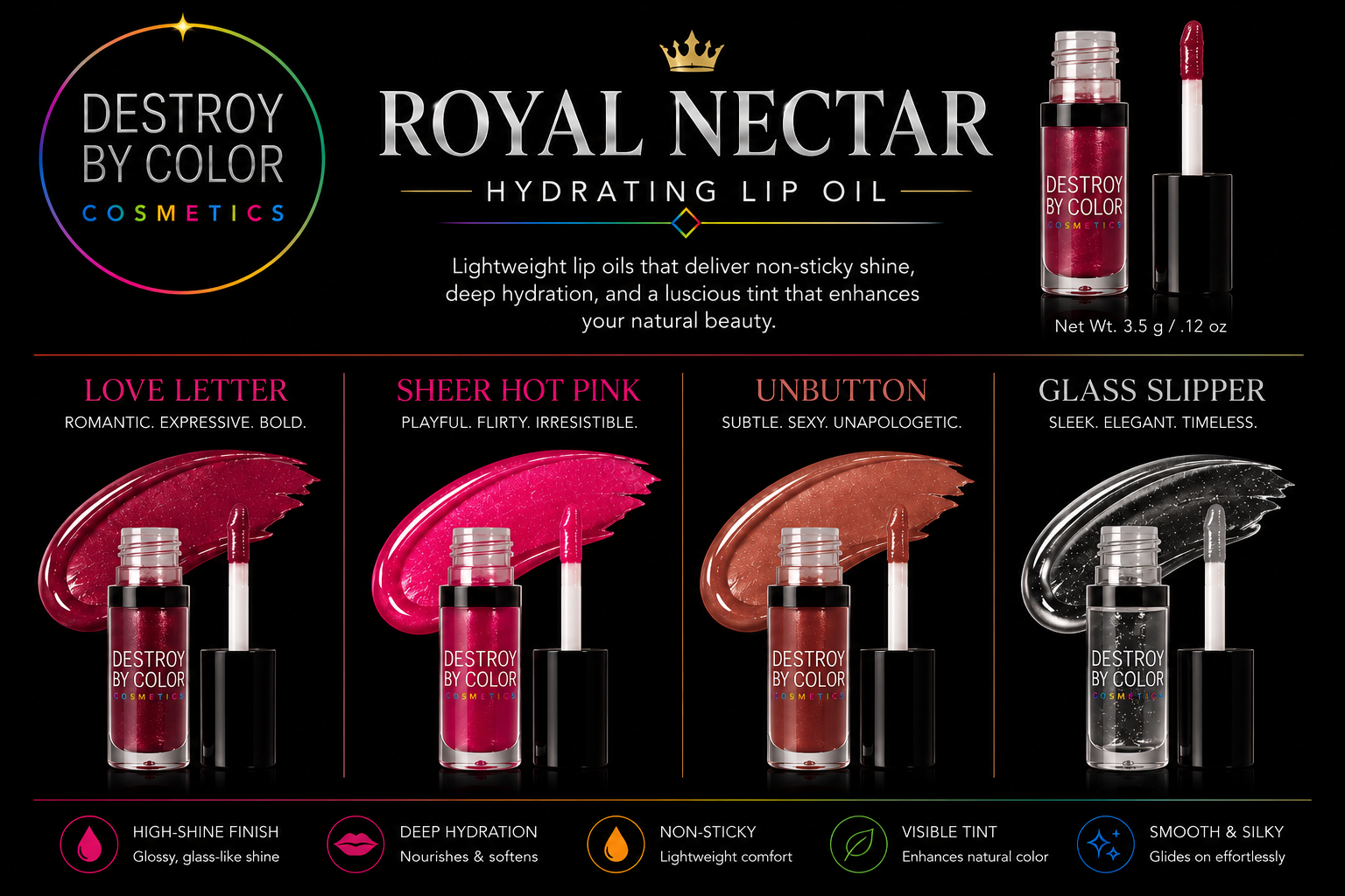 THE ROYAL NECTAR HYDRATING LIP OIL