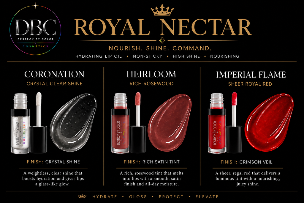 ROYAL NECTAR Hydrating Lip Oil - SHEER RED