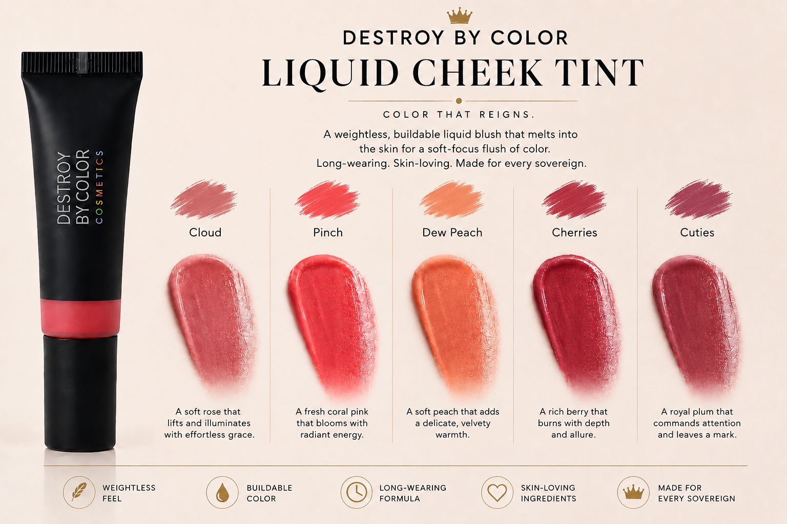 Royal Flush Liquid Blush - Cherries